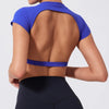 Camiseta Deportiva de Yoga sin Espalda