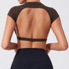 Camiseta Deportiva de Yoga sin Espalda